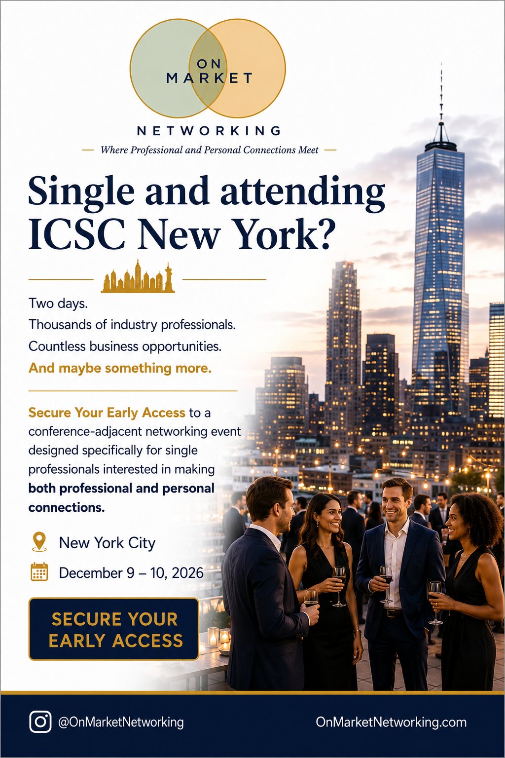 ICSC New York networking event in Midtown Manhattan